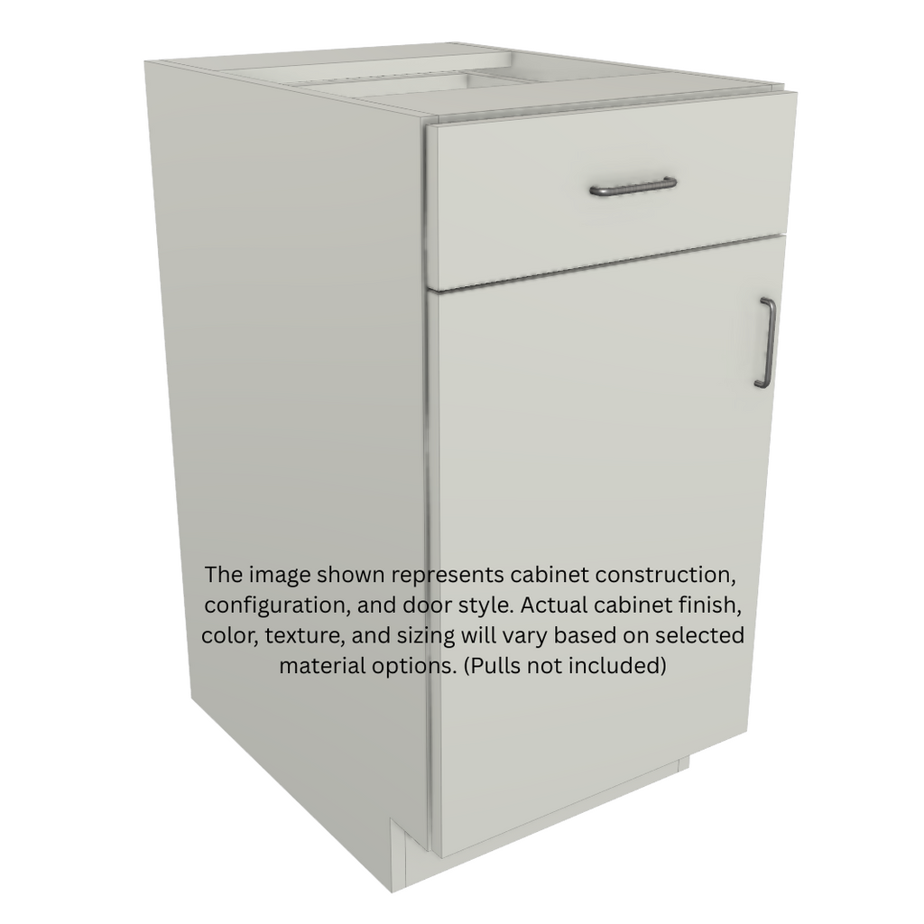 Stock Line 1-Door 1-Drawer Base Cabinet