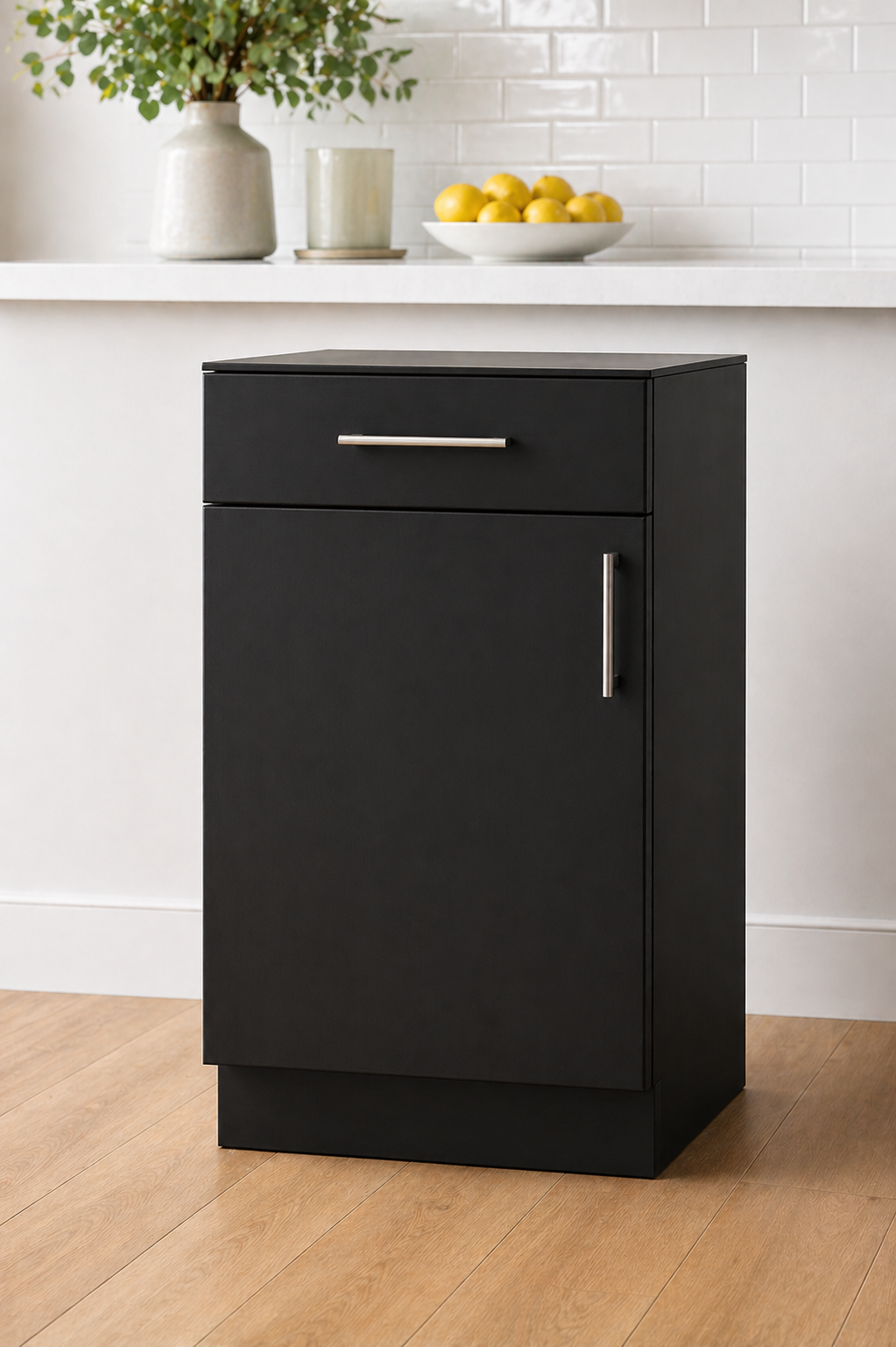 Stock Line 1-Door 1-Drawer Base Cabinet
