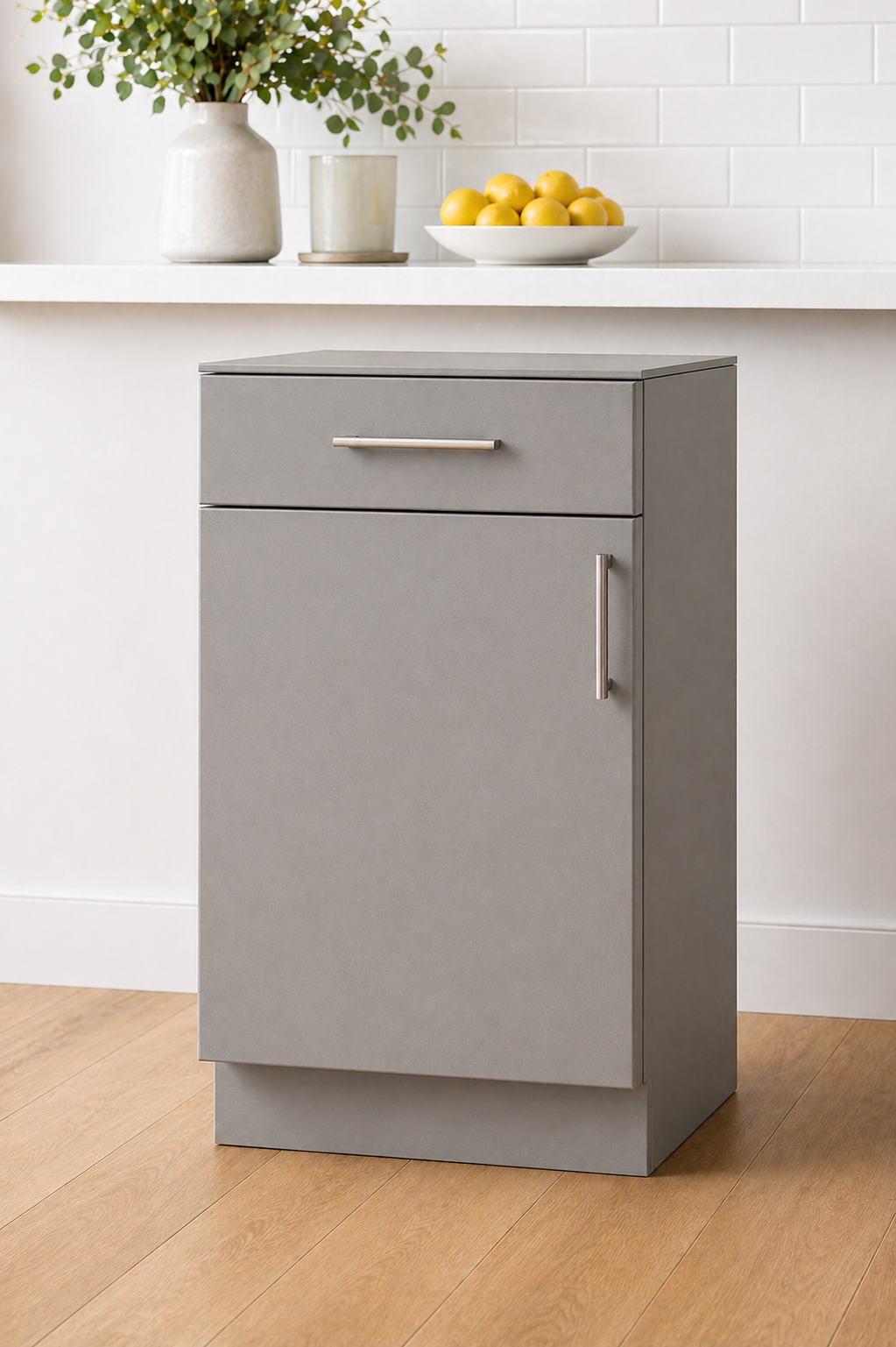 Stock Line 1-Door 1-Drawer Base Cabinet