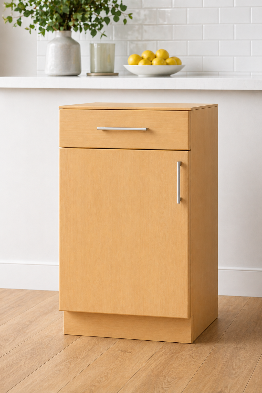 Stock Line 1-Door 1-Drawer Base Cabinet