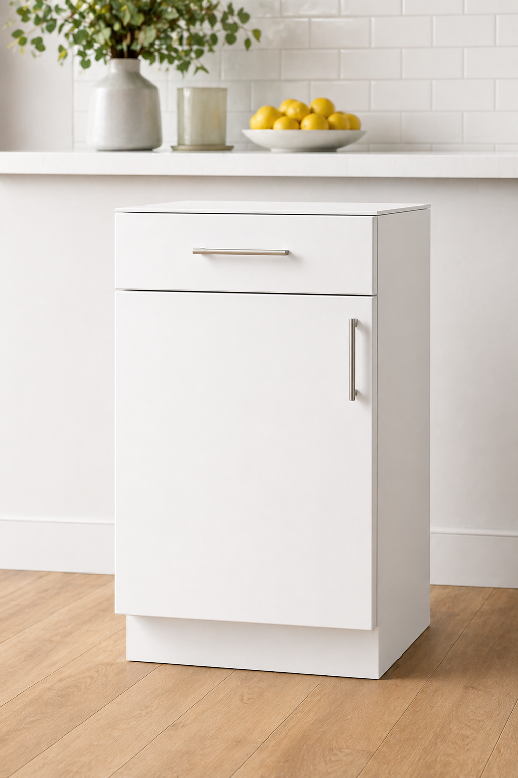 Stock Line 1-Door 1-Drawer Base Cabinet