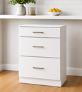 Stock Line 3-Drawer Base Cabinet 23" to 36"