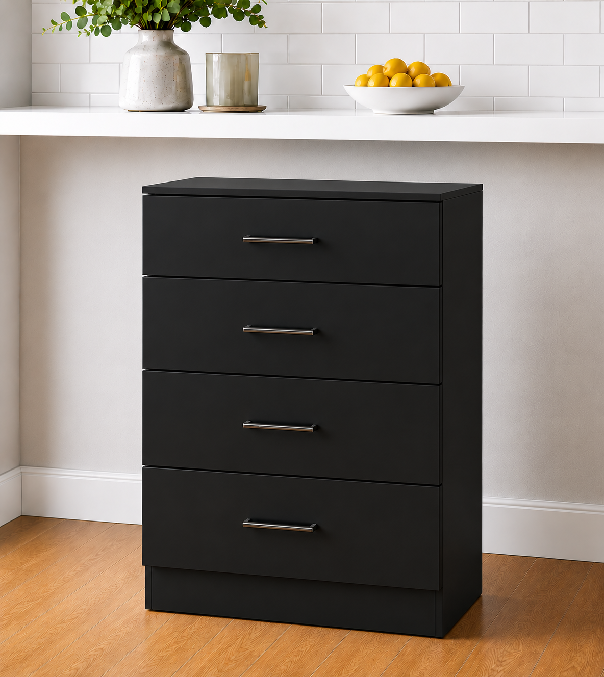 Stock Line 4-Drawer Base Cabinet 9" to 22"