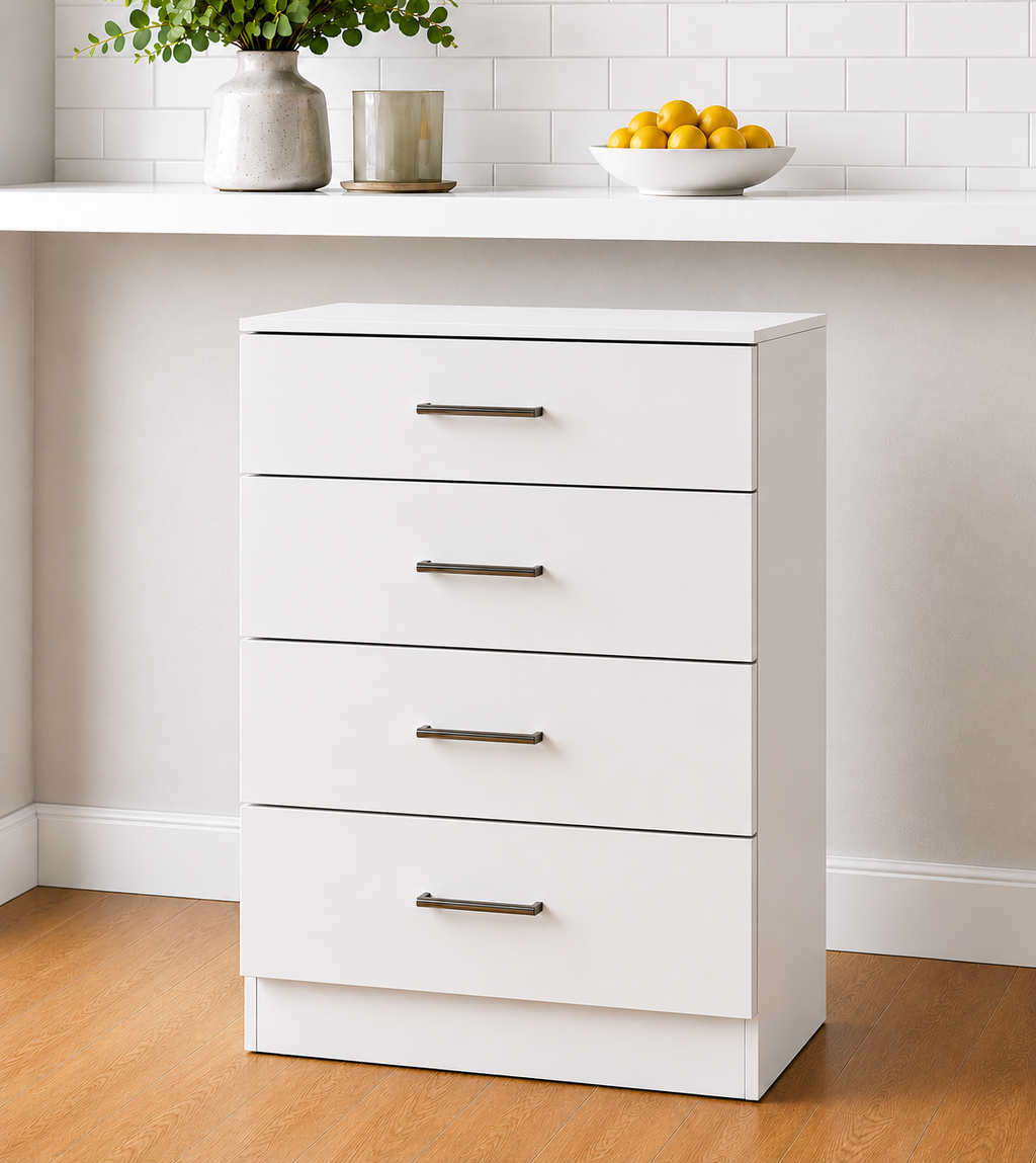 Stock Line 4-Drawer Base Cabinet 9" to 22"