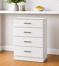 Stock Line 4-Drawer Base Cabinet 9" to 22"