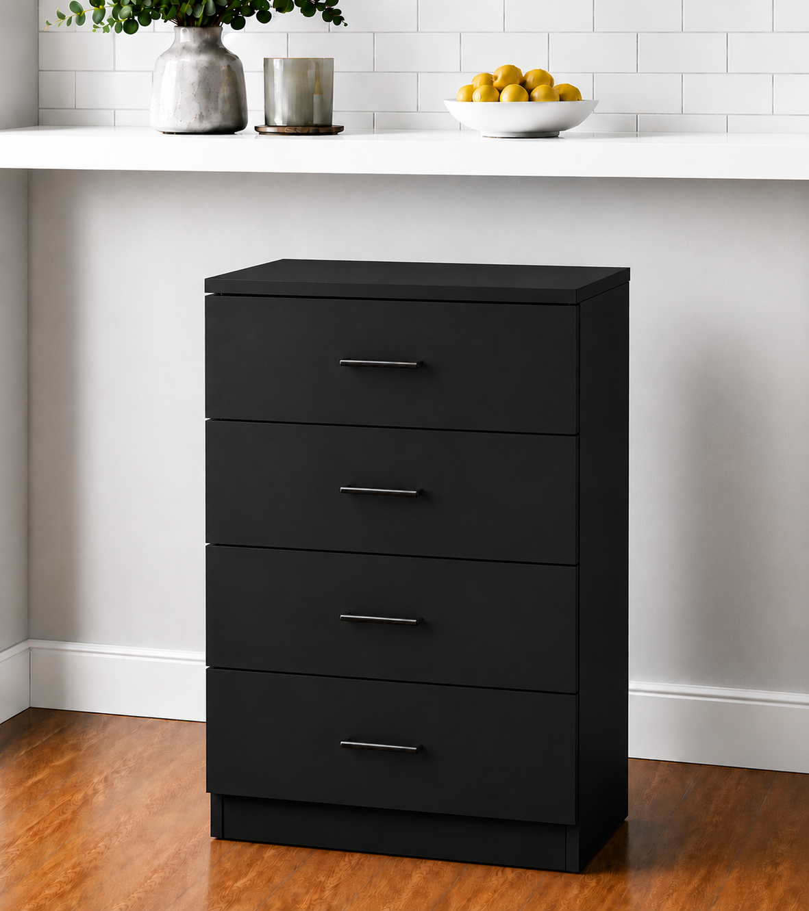 Stock Line 4- Equal Drawer Base Cabinet 9" to 22"