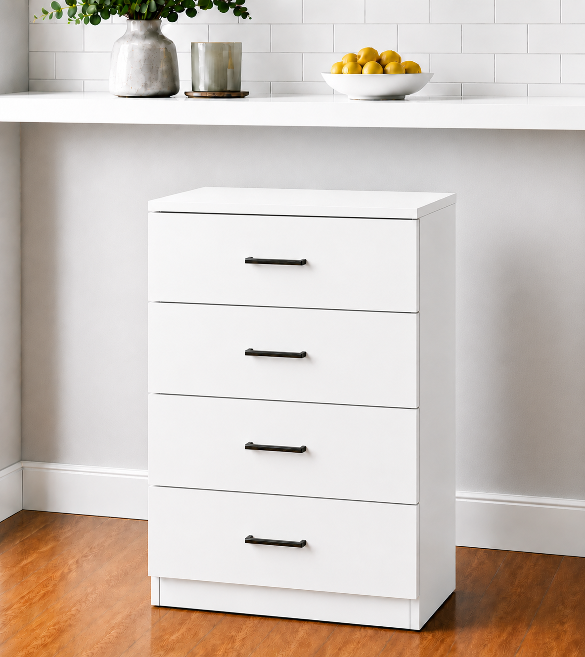 Stock Line 4- Equal Drawer Base Cabinet 9" to 22"
