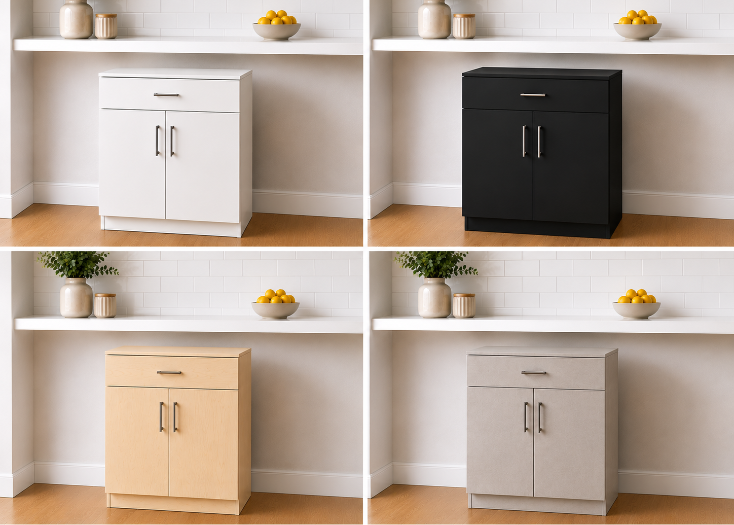 Stock Line 2-Door 1-(Fake) Drawer Sink Base